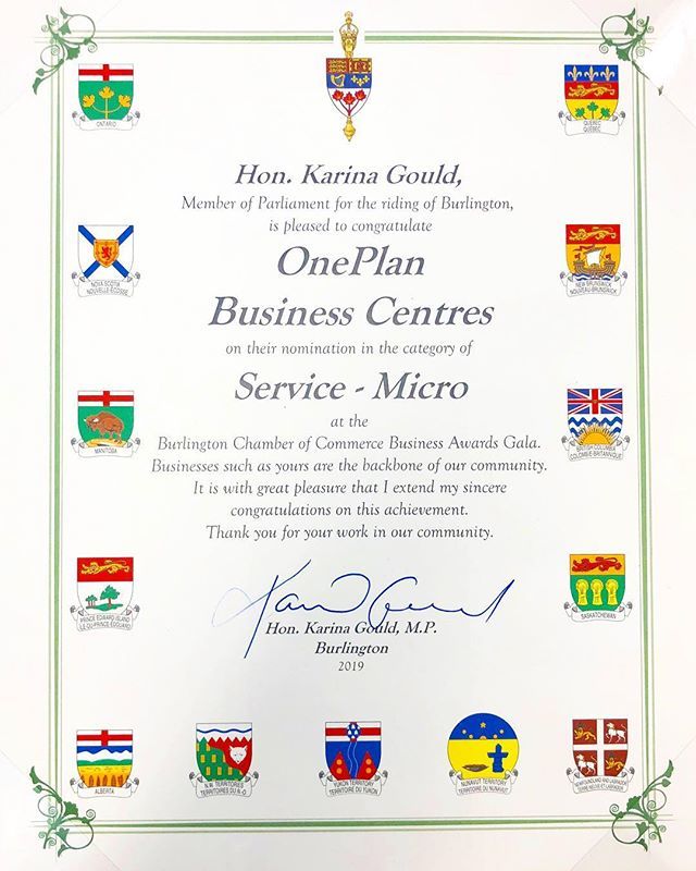 What a wonderful surprise this morning! Thank you <a href="/karinagould/">Karina Gould</a>
#burlingtonchamberofcommerce #smallbusiness #BurlON ift.tt/2YvqfBM