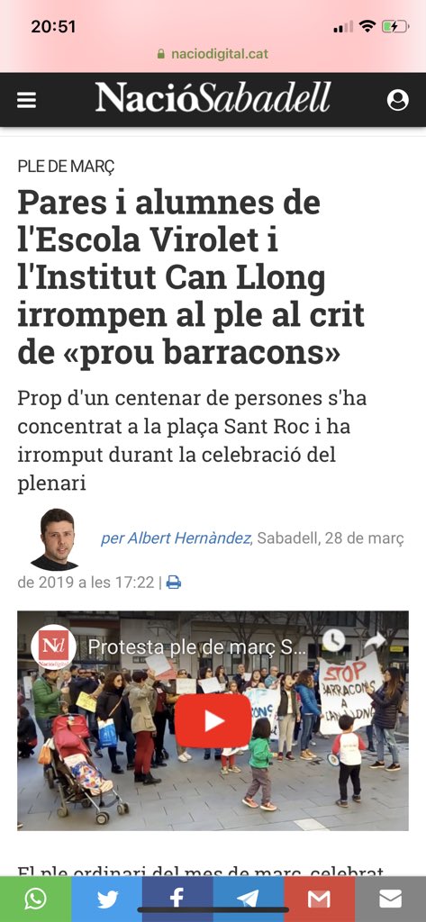 AFAVirolet's tweet photo. Després de 8 anys lluitant per fi hem aconseguit visibilitzar el greu problema que pateix el nostre barri, avui les famílies ens hem plantat i hem dit basta al ple de l’Ajuntament.Hem cridat ben fort @edificisja #ProubarraconsSOSCanLlong @jesus_vinyes @JosepBargallo no desistirem https://t.co/7MjHIhsZ1E