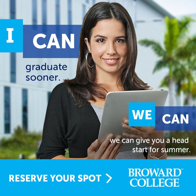 Broward College on Twitter "Make the most of your summer. Knocking out