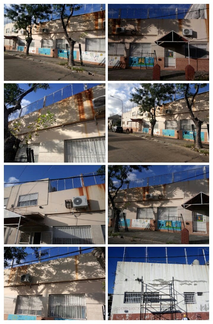 ConsejoLanus's tweet photo. Jardín 918 pintura e  impermeabilización 
#CadaObraCuenta https://t.co/LGegIciWHe