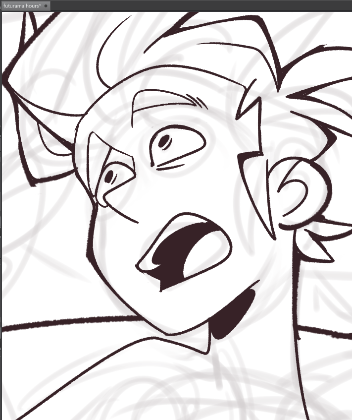 i decided to work on something really big at around 2 today. i want to get it done today. this wip feels like a good indicator of the mood today 