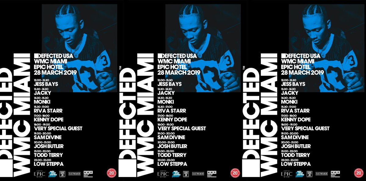 djtoddterry's tweet photo. All day today @DefectedRecords  #EpicPoolParty #DowntownMiami at  @Kimpton #MMW2019 #WMC
Tickets - https://t.co/dKyAB1wj7s 
@jessbaysdj @jacky__music @monki_dj @rivastarr @Kdope50 @samdivine @joshbutlermusic @djtoddterry @Lowsteppa @MiamiMusicWeek @WMCtweets https://t.co/6sVmdX13fr