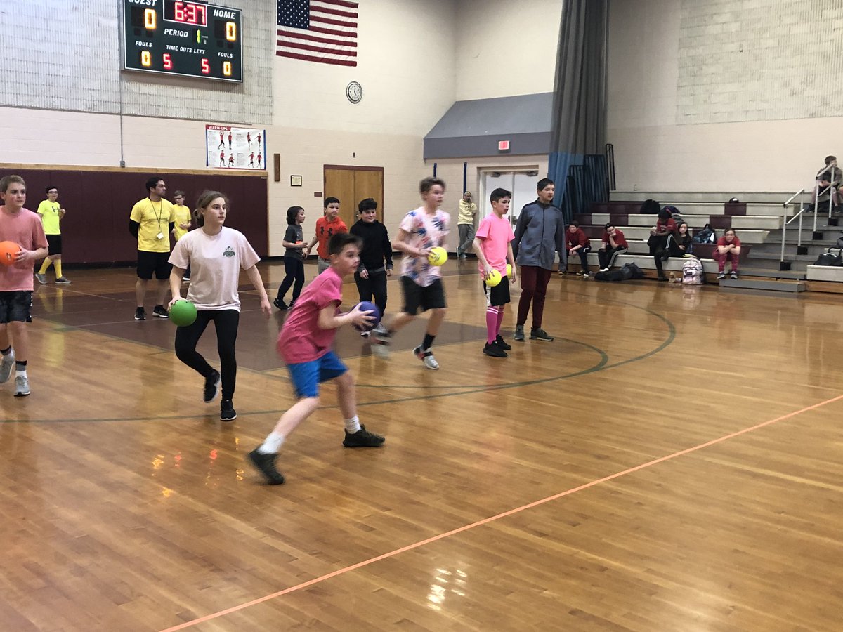 PSMSprincipal's tweet photo. Let the games begin ! The Dodgeball for Danny fundraiser is underway at PSMS! Students supporting one of their own! Awesome! https://t.co/RiWWrKmfgC