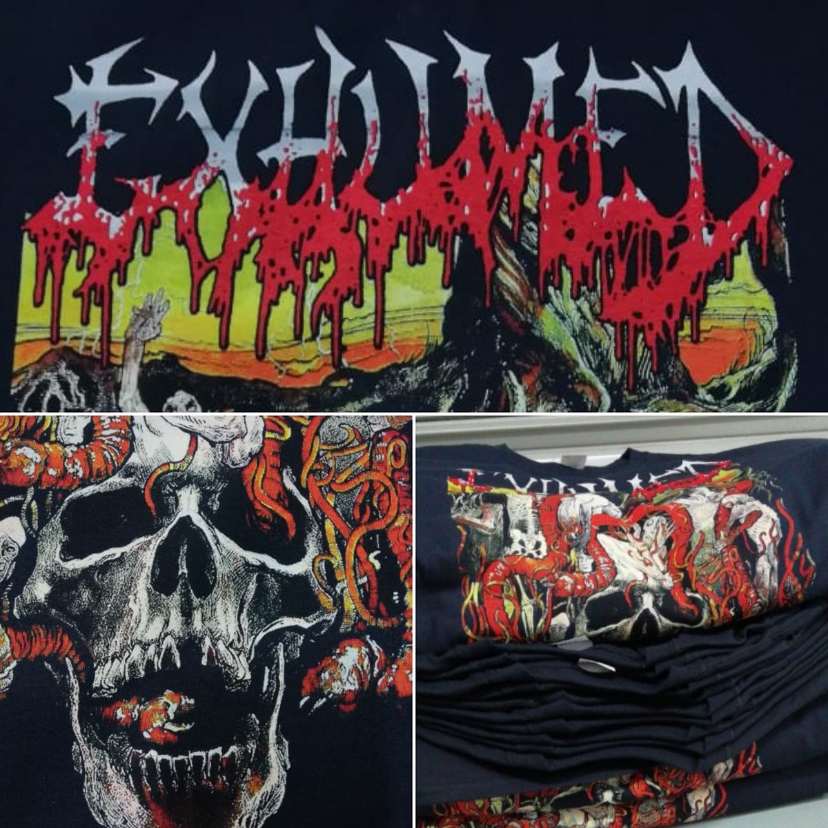 ReconstructT's tweet image. 🔥🔥 Armando los paquetes con la merch oficial de @ExhumedOfficial 🔥🔥
Envía mensaje privado para darte información y asegures el tuyo, ya quedan pocos