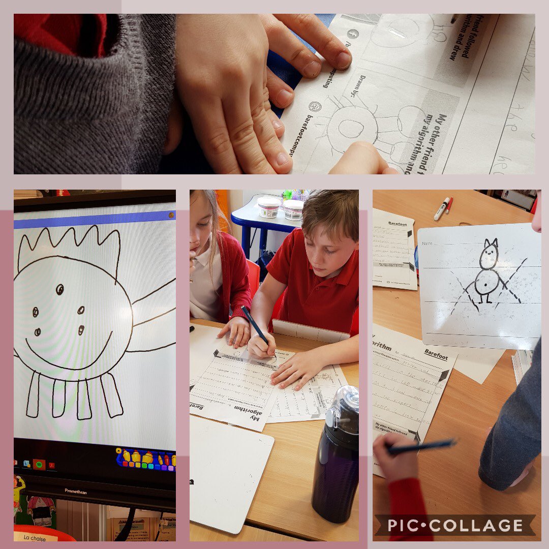 muirhead_ps's tweet photo. Great computational thinking as Primary 3/4 learned to write and use algorithms, debugging as they went! #barefootcomp @ictcrowd @SACTechDigital https://t.co/8HKJLgL22Q