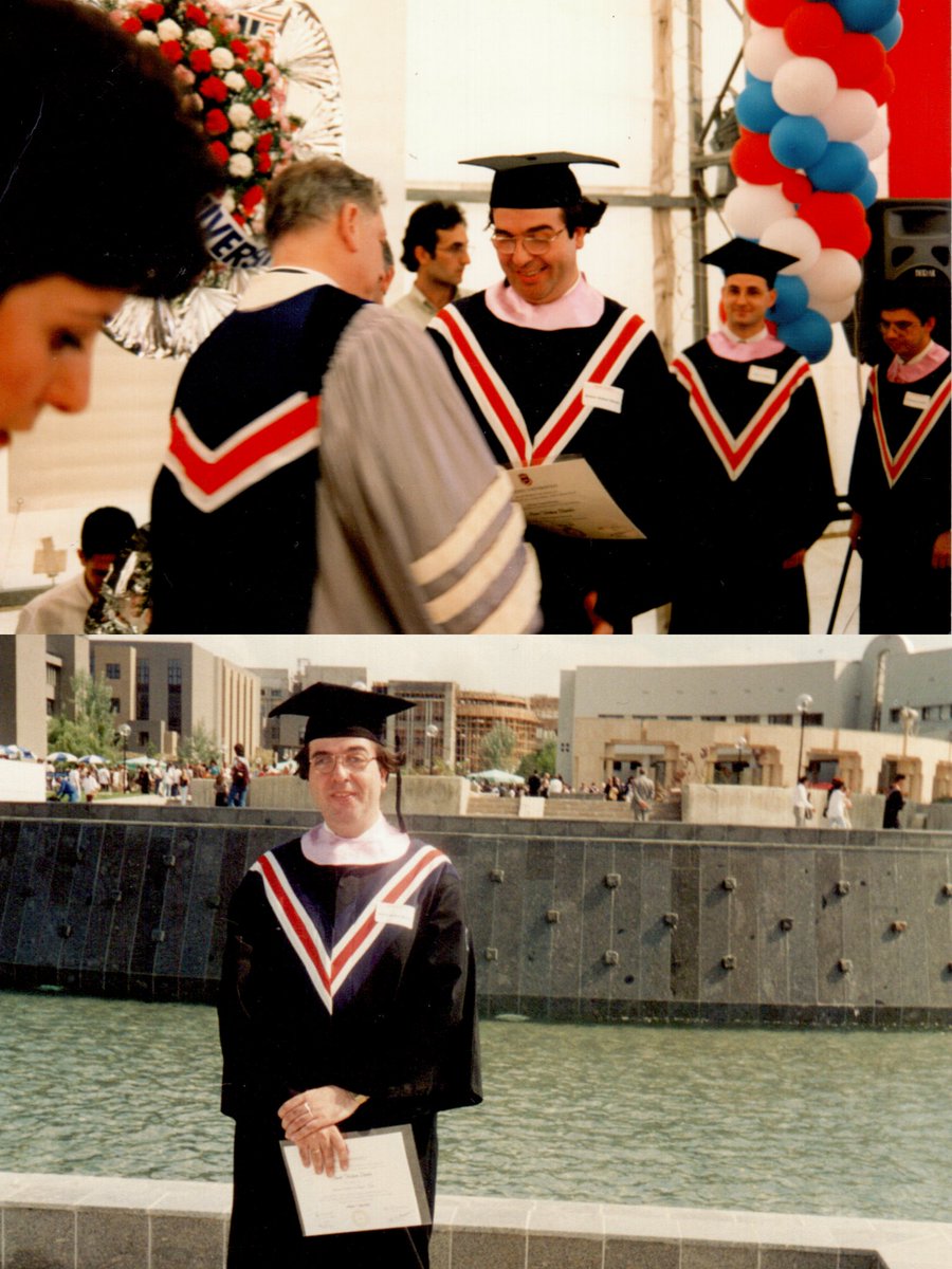 HakanEkmenPiano's tweet photo. Here is the #latetime #tbt of the #week dates back 23 years ago #year #1996 #bilkent #university #master of #music #degree #piano #graduation #ceremony #Ankara #Turkey https://t.co/ey7GI9dVDK