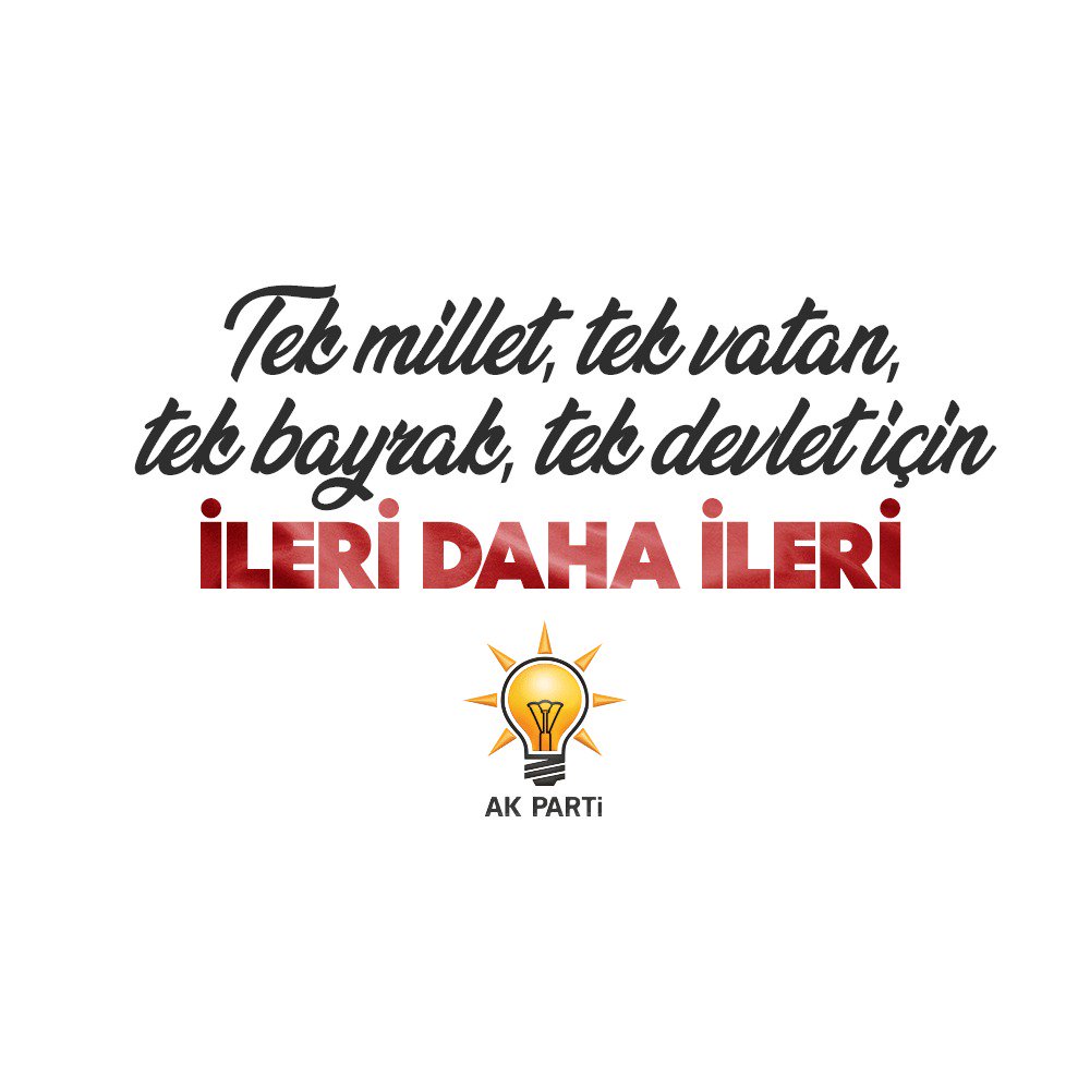 #ileridahaileri
Istikbal için Tek Millet Tek Devlet Tek Bayrak Tek Vatan için, Kalkınma için #daima #Ileridahaileri