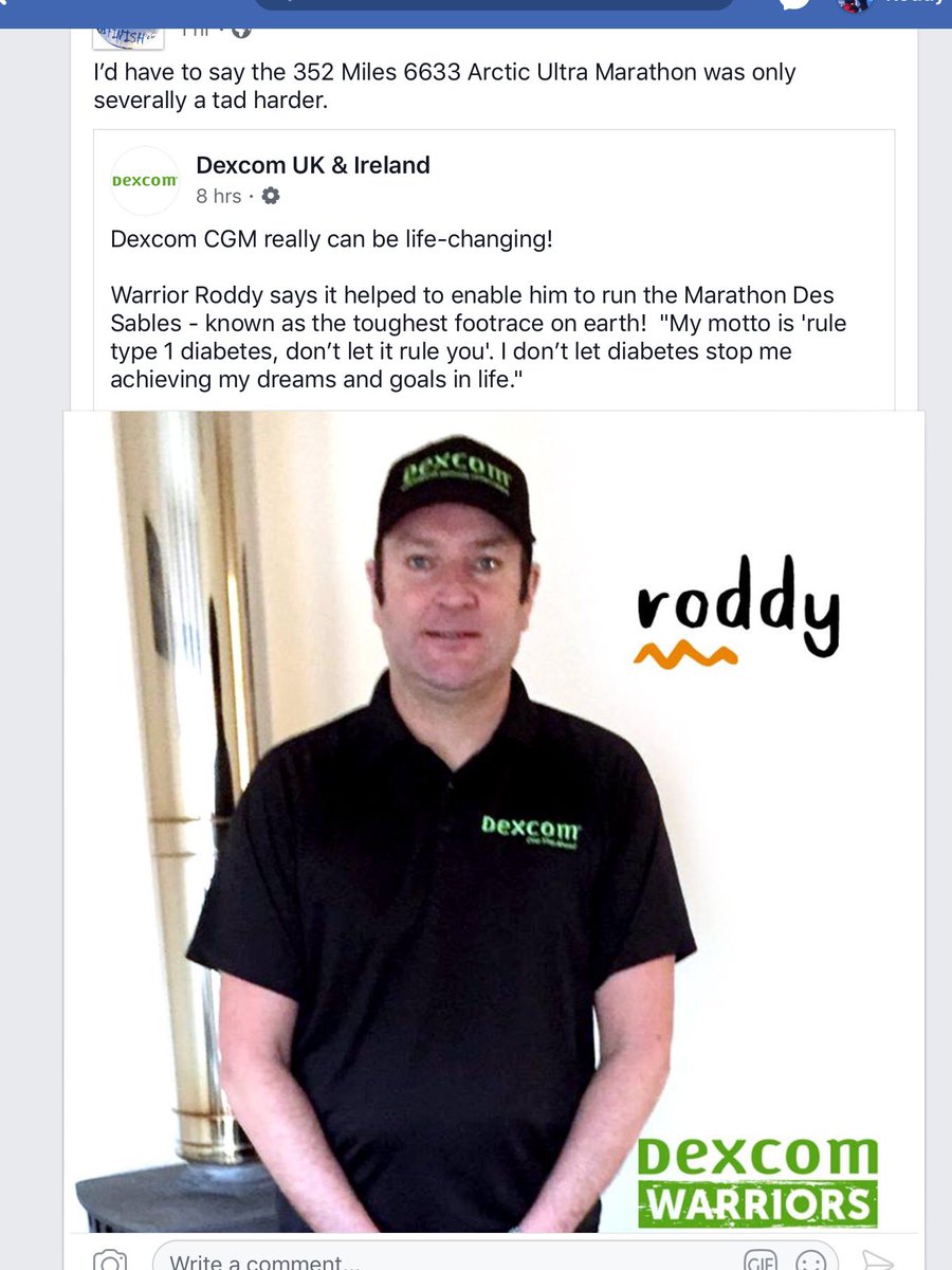 RoddyRiddle's tweet photo. Boom. #dexcom #gifted #gbdoc #dexcomwarrior #ruleT1D https://t.co/oWSChkhL6E