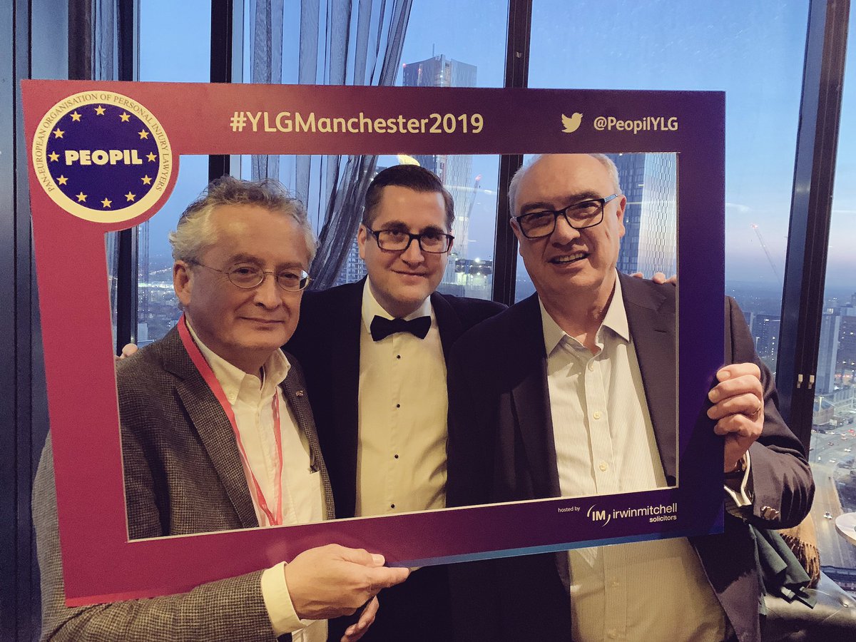 PeopilYLG's tweet photo. Our CEO Wolfgang @PEOPIL , President John @Beer_advocaten and @PaulBarton1982 from @OTC_Travel - generous sponsor for our drinks tonight - fantastic venue! 🥂 #YLGManchester2019 https://t.co/SGShG0Kiwb