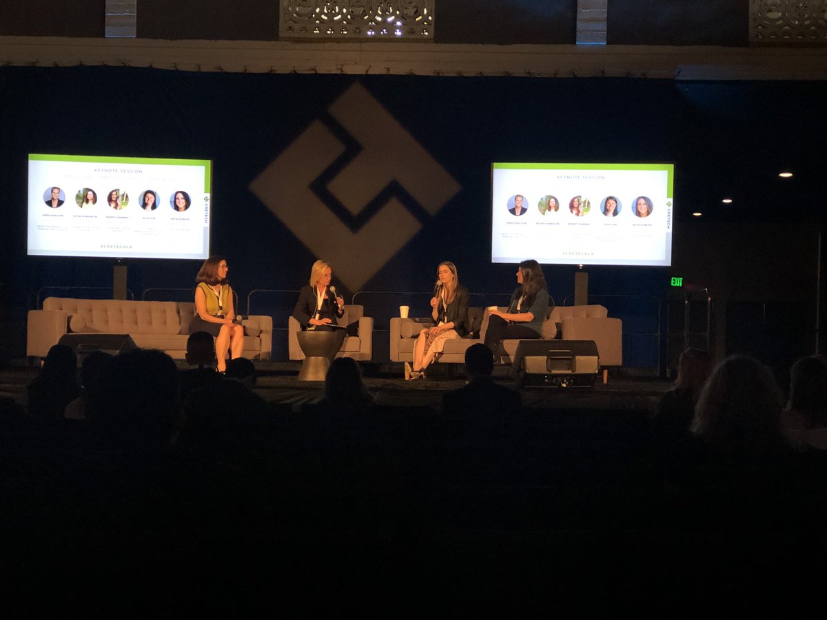 DiscoverCREtech's tweet photo. Live from #CREtechLA: The leading women VCs in CRE tech close out our two-day conference with an in-depth look at where the smart money is flowing in tech. Speakers: Linda Isaacson, Patricia Nakache, Merritt Hummer, Julie Lein, and Natalie Bruss. https://t.co/MxYf4ayLf6 https://t.co/S31mDLBKdc