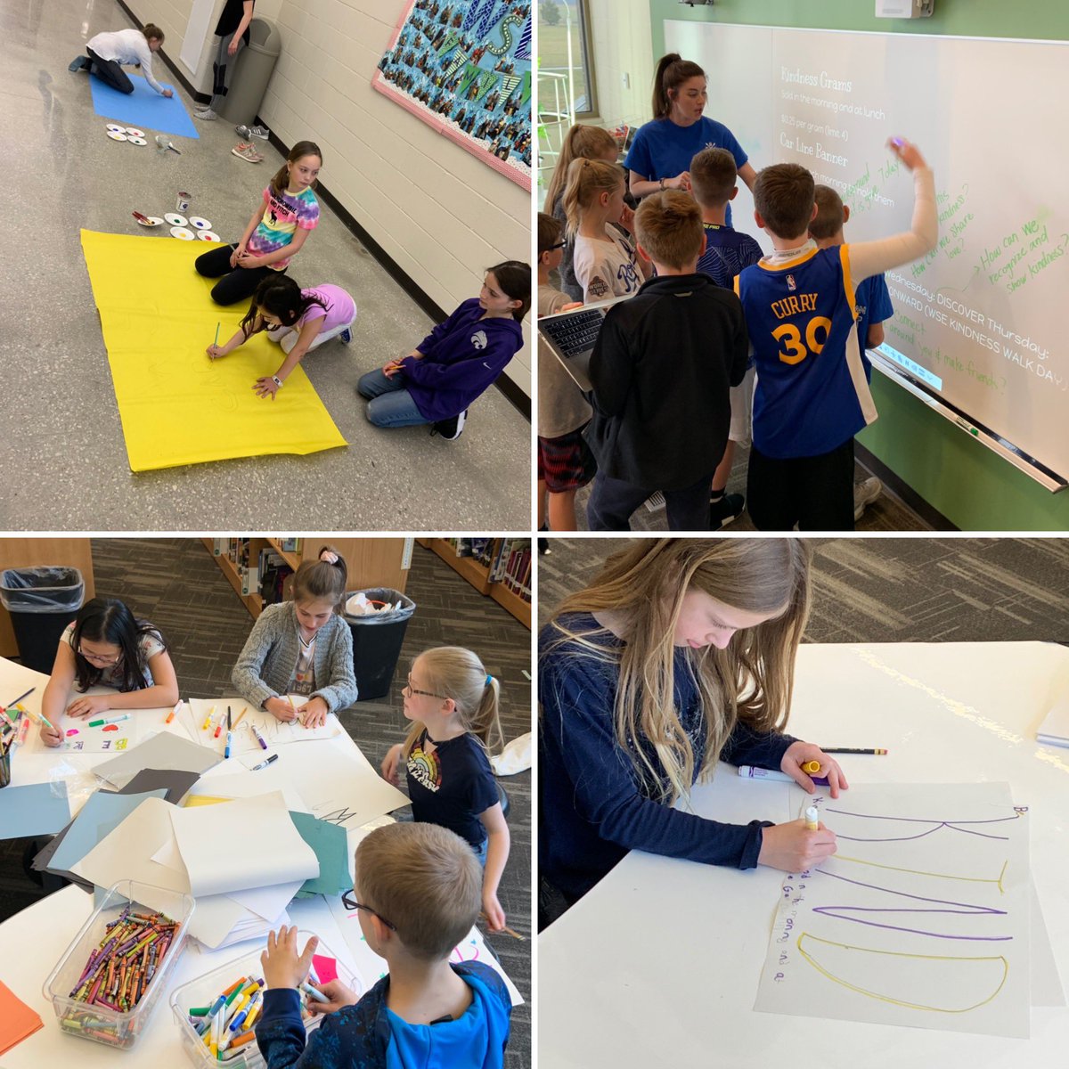 This is our <a href="/BVWolfSprings/">Wolf Springs Elementary</a> Impact Club getting ready for Kindness Week that starts April 8th! ❤️@WSEHolsapple <a href="/MrsRayin5th/">Kristin Ray, NBTC</a> #kidsmakeadifference #choosekindness #alwaysbekind