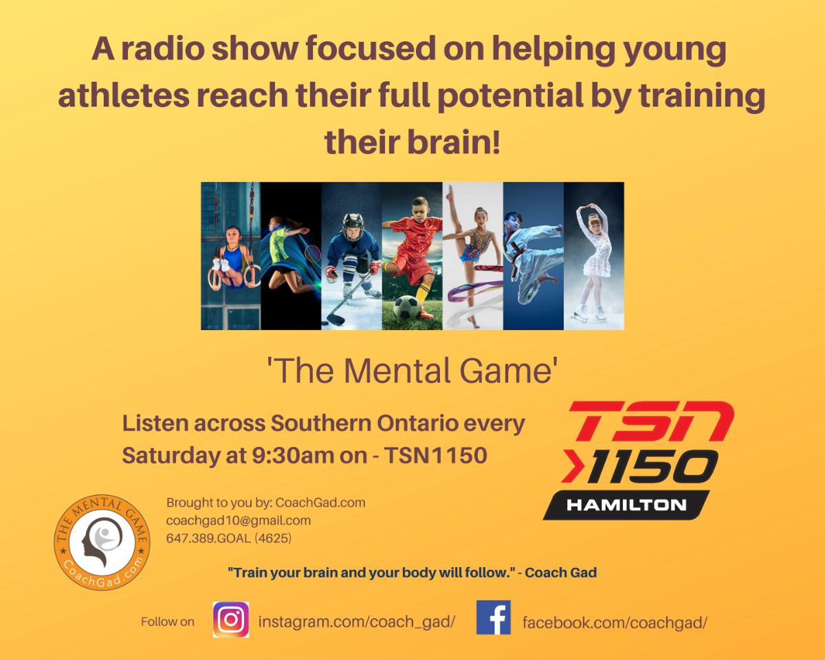 New Radio Show for Coaches, Athletes &amp; Parents - 'The Mental Game' A show dedicated to helping young athletes develop the most important part of their game, their mind! 
When: Saturdays 9:30am 
Where: TSN1150am or stream it online.
Spread the word!  - mailchi.mp/1c9cac1a1728/n…