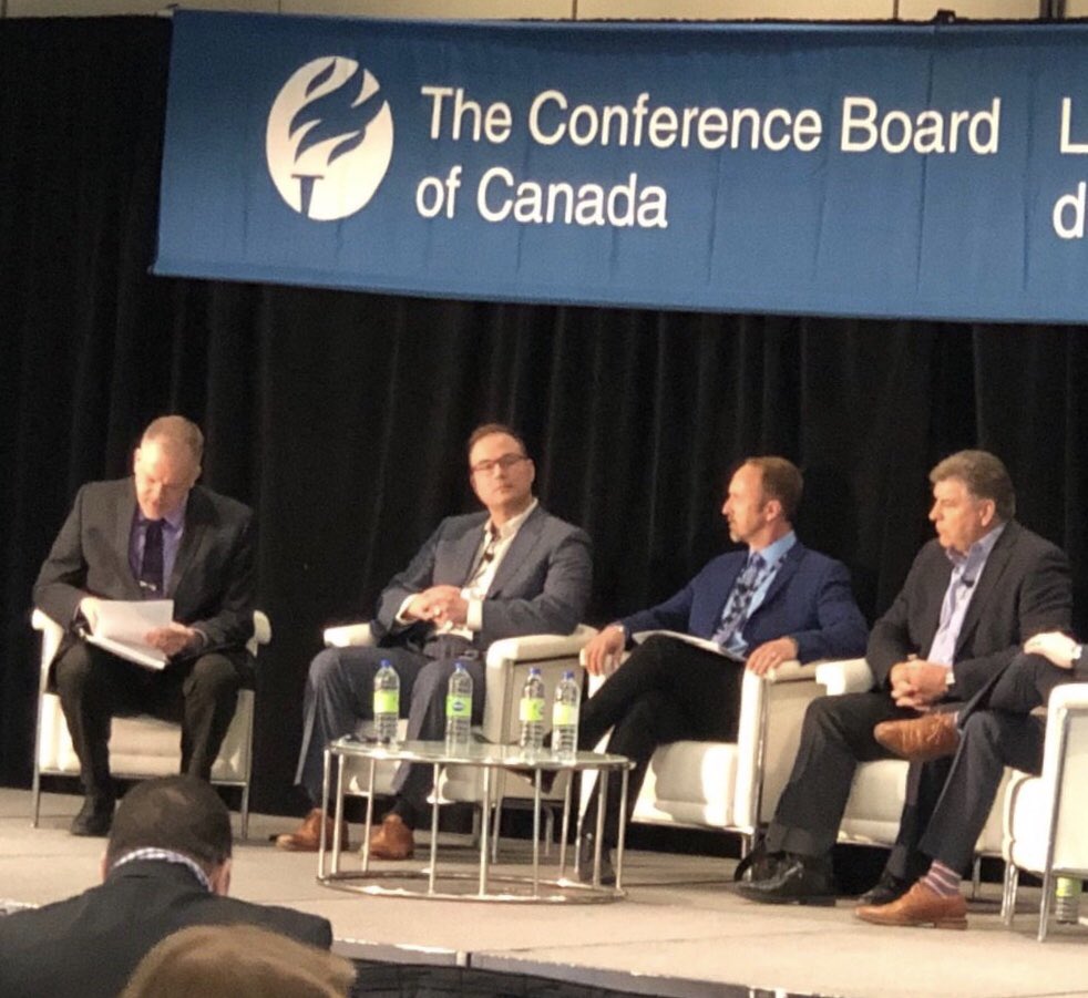DairyDistillery's tweet photo. Enjoyed sharing our experience on the @ConfBoardofCda #CBoCFood panel with the presidents of the Ontario Craft Brewers association and the Canadian Vintners association. #CBoC_Events #innovation https://t.co/ldxjAcMw0B