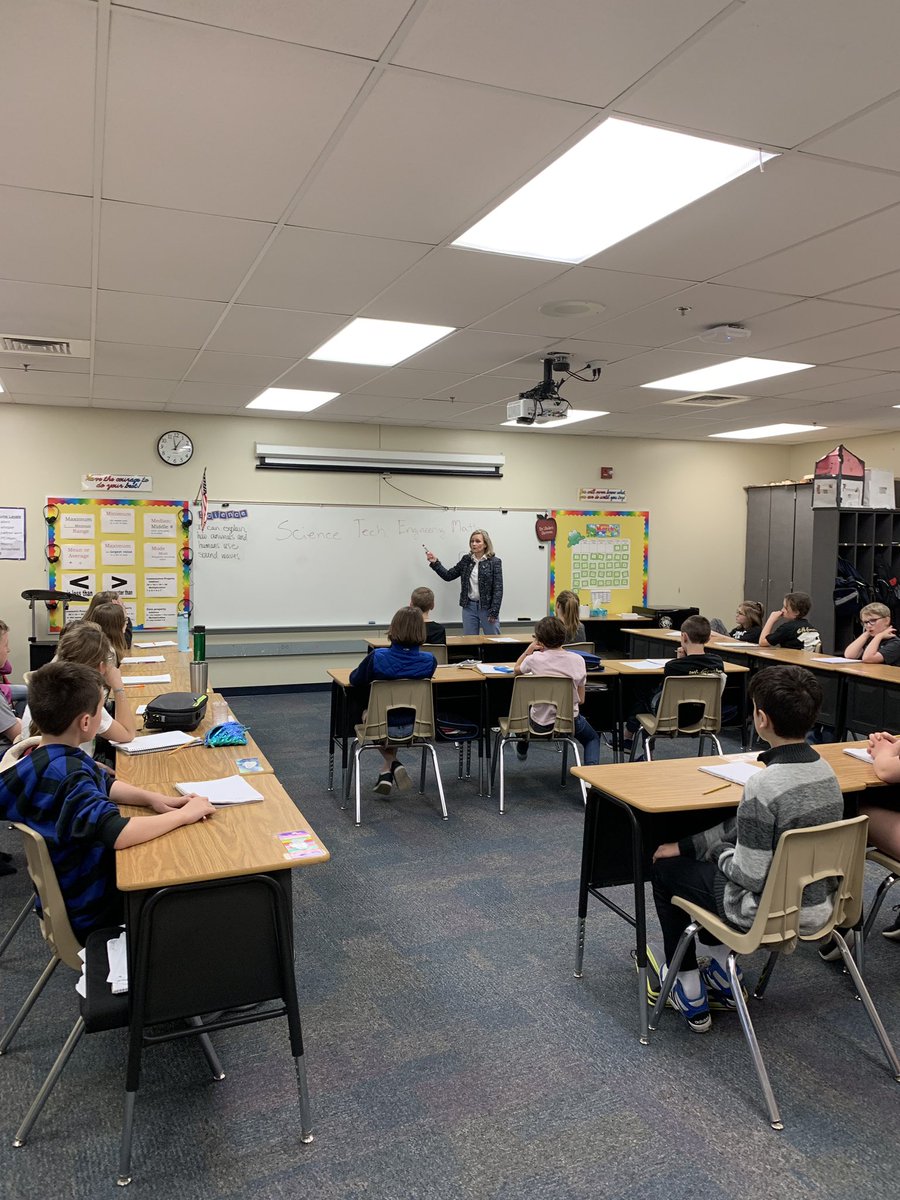 Huge shout out to one of our parents who came to talk to our kids about engineering. We are ready to get started with our engineering unit next week. #RayMarsh
