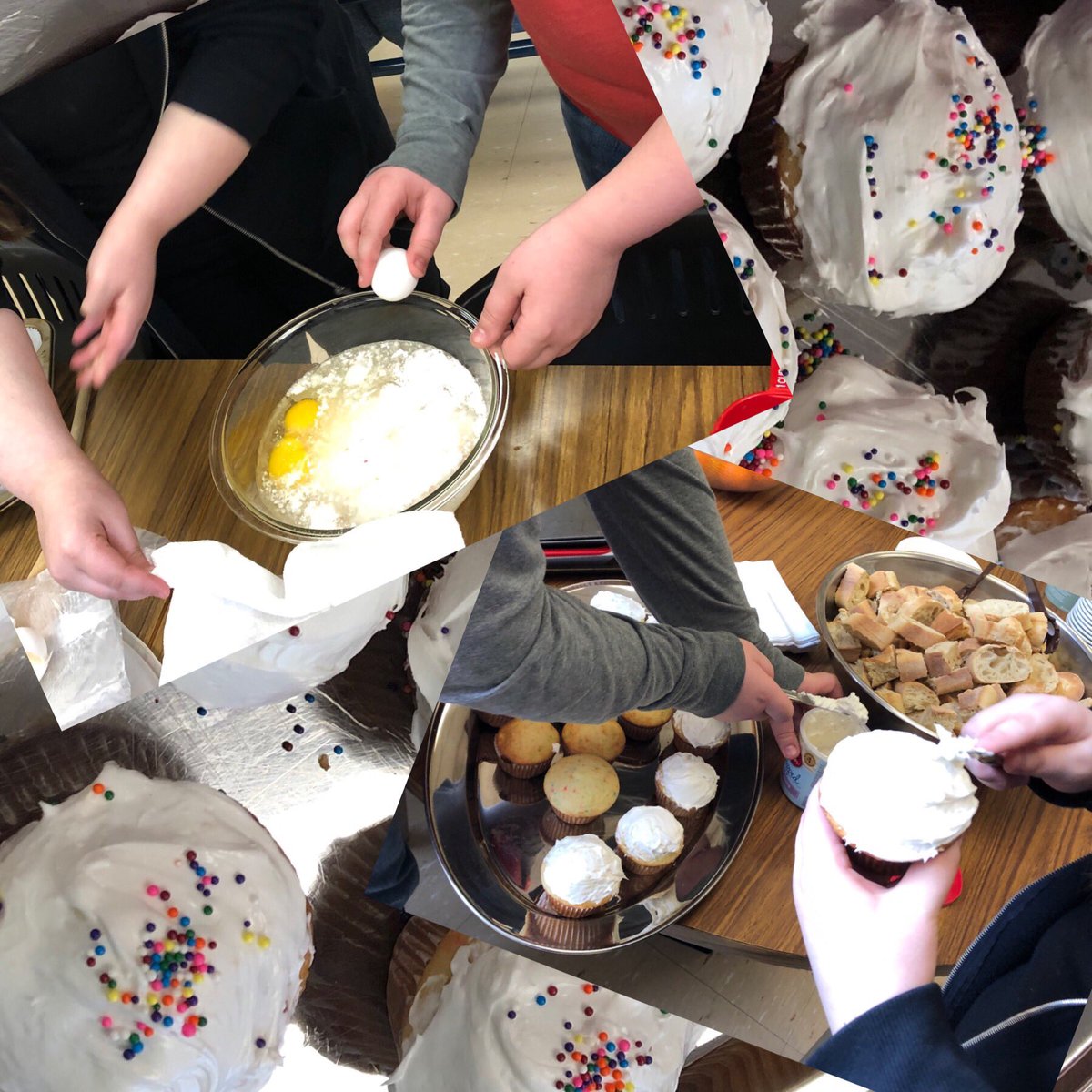 What better way to celebrate a Ss birthday than by allowing them to bake cupcakes for the rest of the class? ⁦<a href="/McHughEduCentre/">M.F. McHugh Education Centre</a>⁩ ⁦<a href="/samantharew/">Samantha Ewart</a>⁩ #thisishowwesel #mchughinnovates #mchughmathmoments