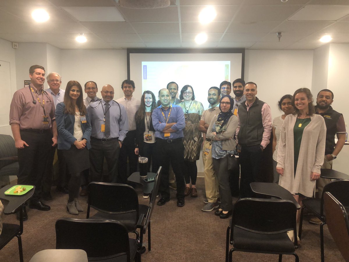 VCU_Nephrology's tweet photo. The whole group #NephMadness #VCUrine https://t.co/xCP7N1hKFW