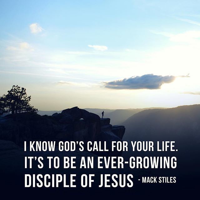 Repost from @thetravelingteam - “I know God’s call for your life. It’s to be an ever-growing 🌱 disciple of Jesus” - Mark Stiles ift.tt/2YwWmRS
