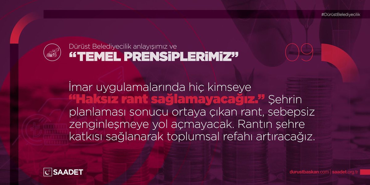 ❝Dürüst Belediyecilik Anlayışımız ve Temel Prensiplerimiz❞