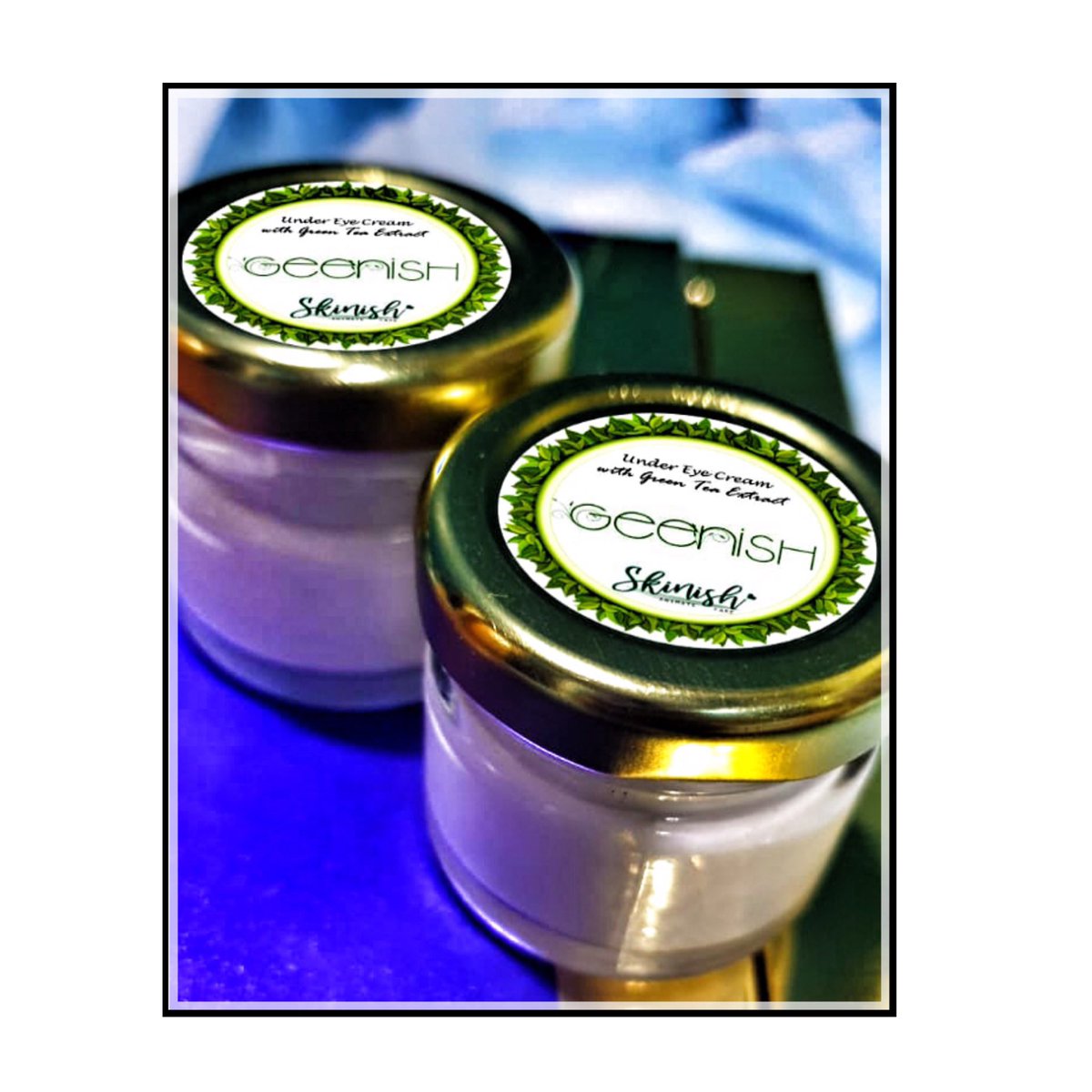 Skinish2's tweet photo. The name of the product is “Geenish”. It is made up of green tea extract, vitamin b3, pomegranate extract and goodness of vitamin e.

#undereyebags #eyecream #darkcircles #collagen #organicskincare #darkspots #antiaging #antiagingskincare #antiagingproducts #antiagingcream https://t.co/LiON3AYjs4