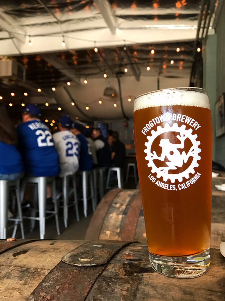 FrogtownBrewery's tweet photo. We’re opening a little early today at 4pm for all your post Dodgers Opening Day drinking needs! ⚾️🍺
Stop by for a pint after the game and stay for dinner from @maravillalatin food truck! https://t.co/0FS5uhD624