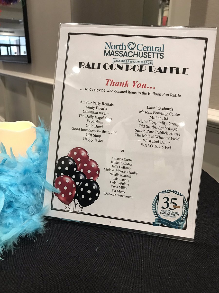ncmchamber's tweet image. The Chamber is happy to be the balloon pop sponsor for @haclintonhosp’s Annual Speakeasy Event!