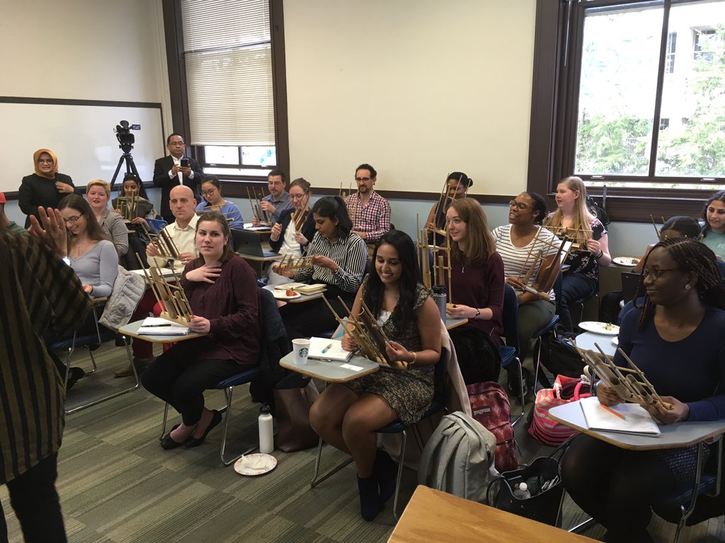 #kelleypd gets an angklung lesson
