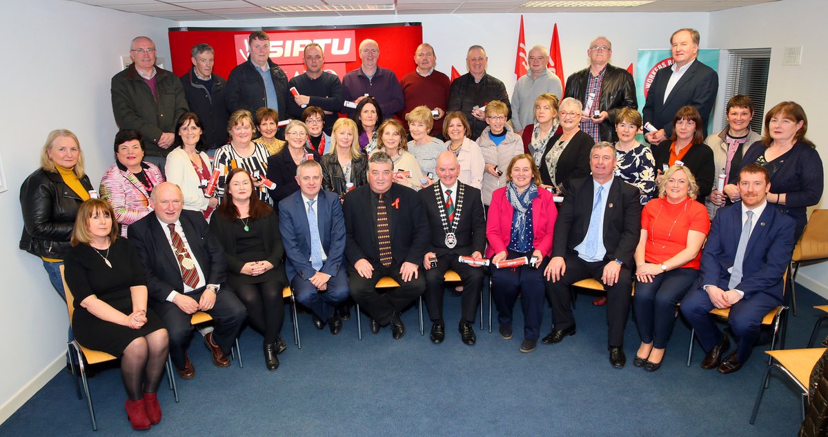 SIPTU's tweet photo. Today #ourSIPTU Mayo District Council opened our brand new Workers Rights Centre in #Castlebar. 

Workers from communities across #Mayo can call in for advice on Monday to Friday from 9.30 a.m. to 1.00 p.m and from 2.00 p.m. to 5.30 p.m or contact our centre on 094 902 1382 https://t.co/n2dBTg9pE5