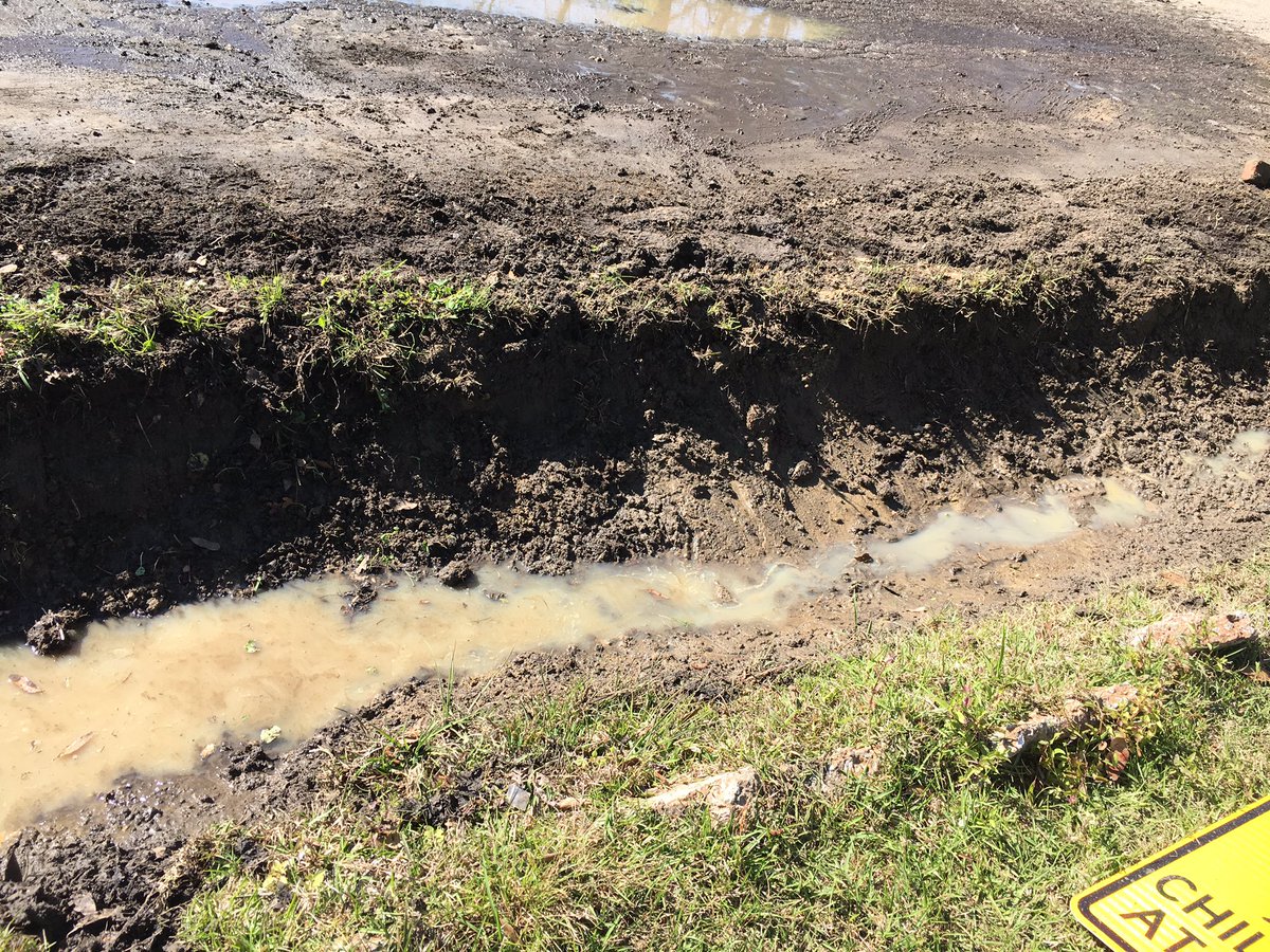 A woman in Tift county is upset with county officials. Public works is putting ditches on Pine St. to help with flooding issues. 

She believes the ditches will make the area muddy &amp; make the flooding worse.

I also talked to a man who lives on Pine St. and he supports the idea.