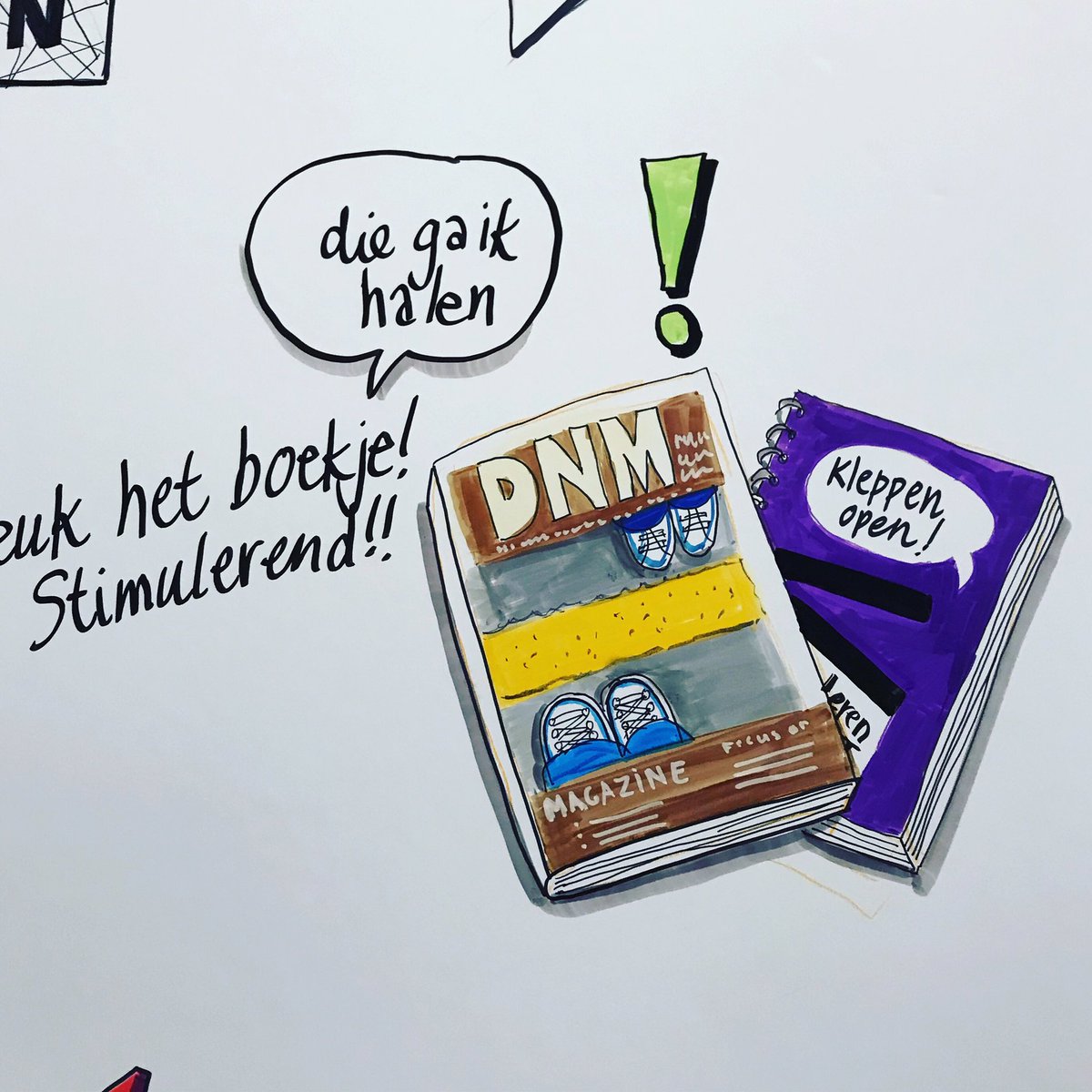 Vandaag een mooie dag op het #vocongres2019 waar we een workshop Leidinggeven aan leren en ict gaven. En wat een mooi gebaar van <a href="/slrvo/">SRVO</a> om ons nieuwe boek #kleppenopen in hun #goodiebag te stoppen! Wie heeft hem gescoord?!