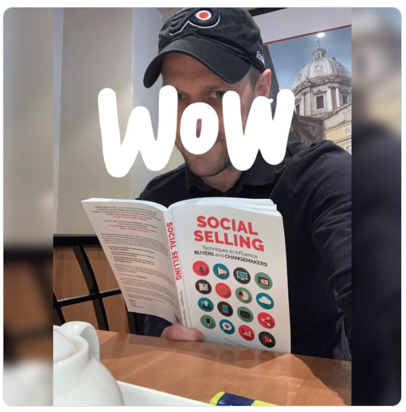 Great to see @JimmyCrisp with a copy of 'Social Selling' #coldcalling #outbound #salestruth #socialselling #digitalselling #sales #salestips #salesleader #salesmanagement #prospecting #salesforce #salestraining #salesenablement #futureofsales #modernselling #pipeline #Cloud #Saas