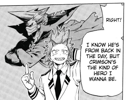 HeroNotesPod's tweet image. Blessed with this crispy Kirishima development/world building moment in this chapter 
#MyHeroAcademia #Chapter45