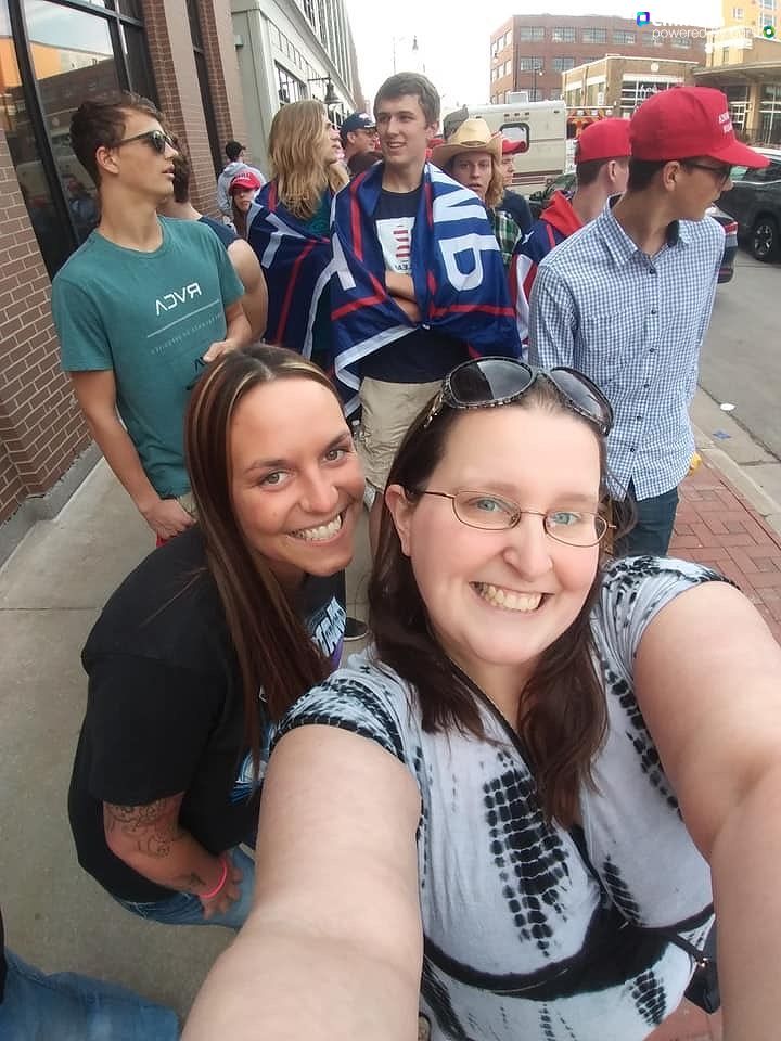 wwmtnews's tweet photo. Were you at the #MAGA rally in Grand Rapids? These folks were.
Share your pictures in our rally gallery: https://t.co/6j0fxyBAFc
#TrumpInGR https://t.co/tK3D8WfW2m