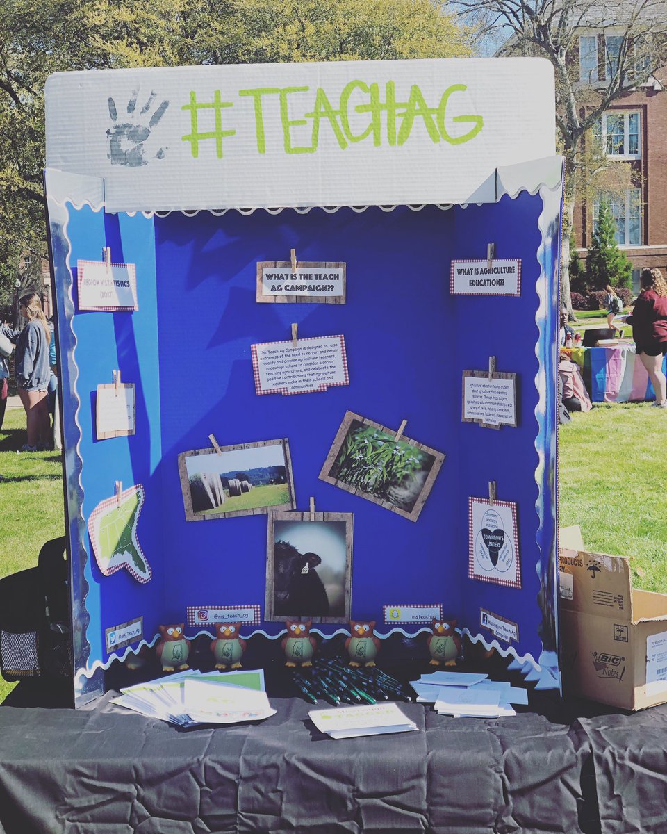 It was such a beautiful day to have Ag Day on the Drill Field yesterday! So glad we got to be part of this event. 🙂 #TeachAg
