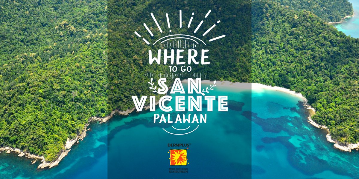 DermplusPh's tweet photo. Explore Palawan's pristine waters. Stay connected with your loved ones while enjoying the fascinating scenery of the longest white beach in the country. Make sure to bring Dermplus Moisturizing Sunscreen to make your vacation a memorable and fun one. 
#dermplusph
#wheretogo https://t.co/ZMrh9WBEwR