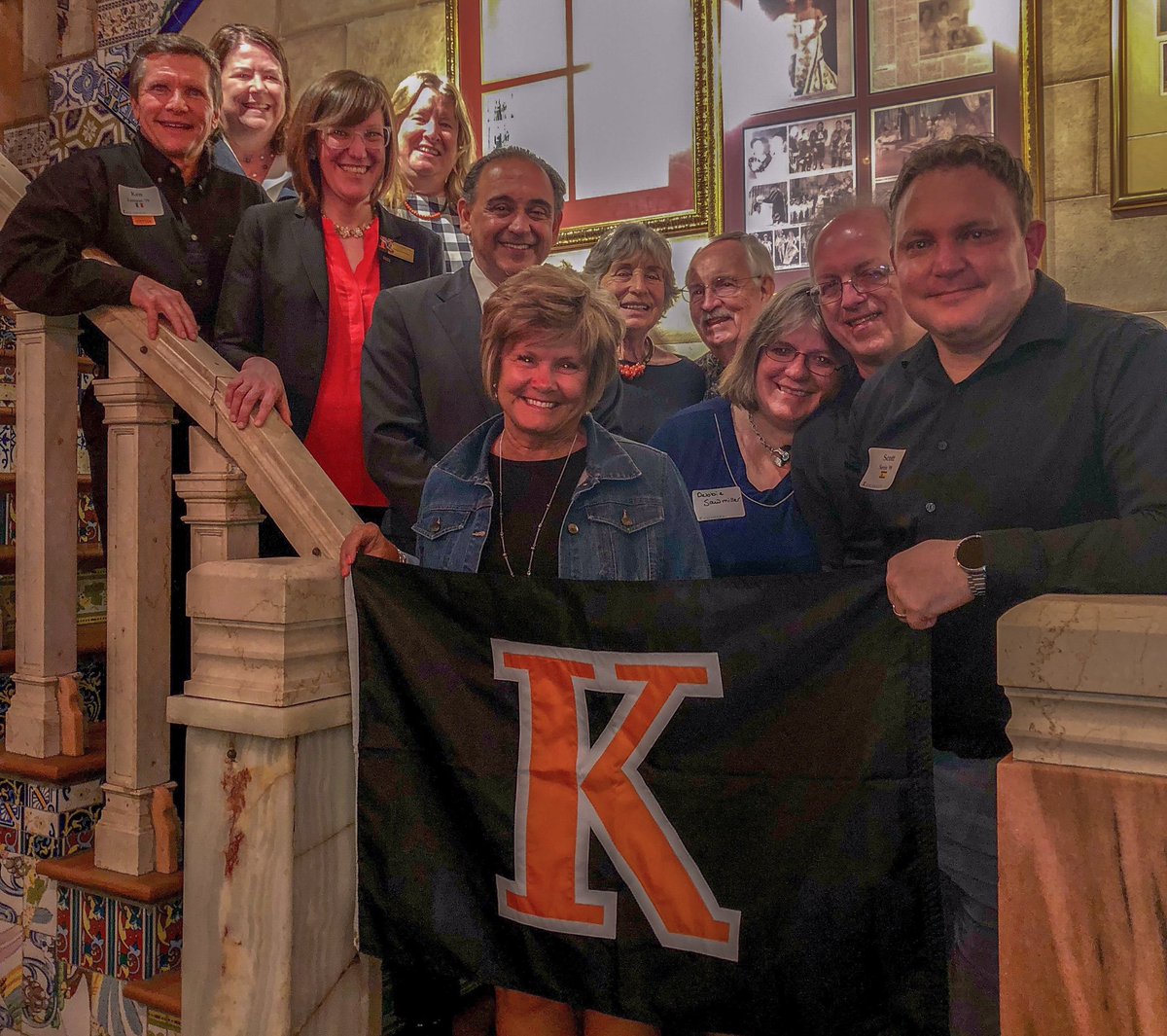 KPrez18's tweet photo. Tampa Hornets offered us a warm welcome and were eager to hear about our current students and happenings on campus. Looking forward to their return to Kalamazoo in the near future. #RememberTheFourCs https://t.co/RPWAMsESJz