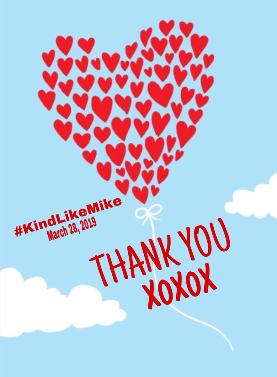 What an amazing day ❤️ There were so many posts, tweets, texts and emails of all the things people did today to be #KindLikeMike. Our hearts are overwhelmed with love and gratitude. Life isn’t perfect...but it sure is beautiful xoxo