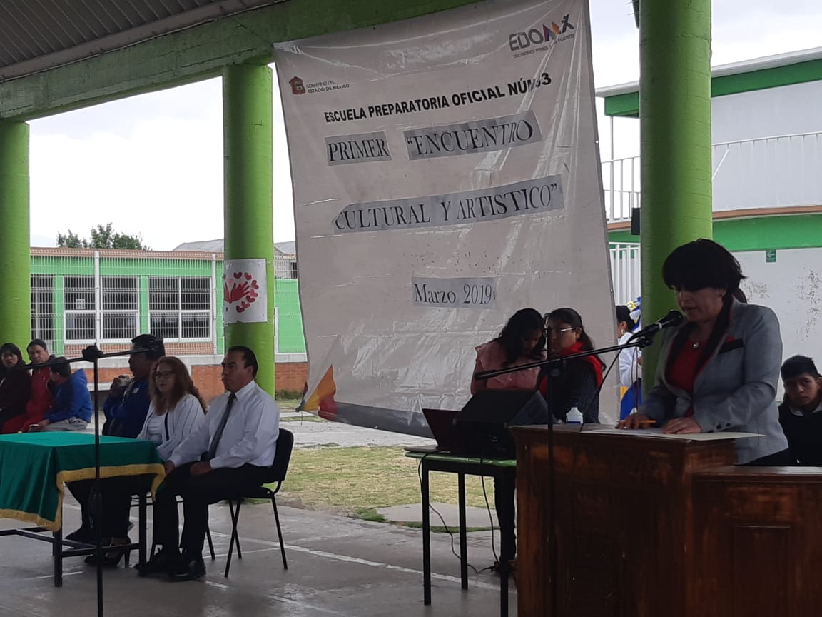 epo_93's tweet photo. @alfredodelmazo @alexfedezcam @israeljeronimol Primer encuentro cultural y artístico realizado en la Escuela Preparatoria Oficial No. 93, en el cual participan alumnos  y docentes del turno vespertino. #EscuelasFuertes https://t.co/BQvTKTH4KN