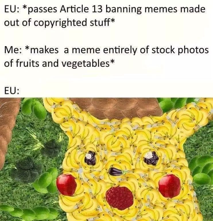 echoekoy's tweet photo. just make our own meme goddamnit ๐คฃ #ARTICLE13 #EUArticle13 #MemeBan #SaveYourInternet
ctto https://t.co/ifgTT1mD92