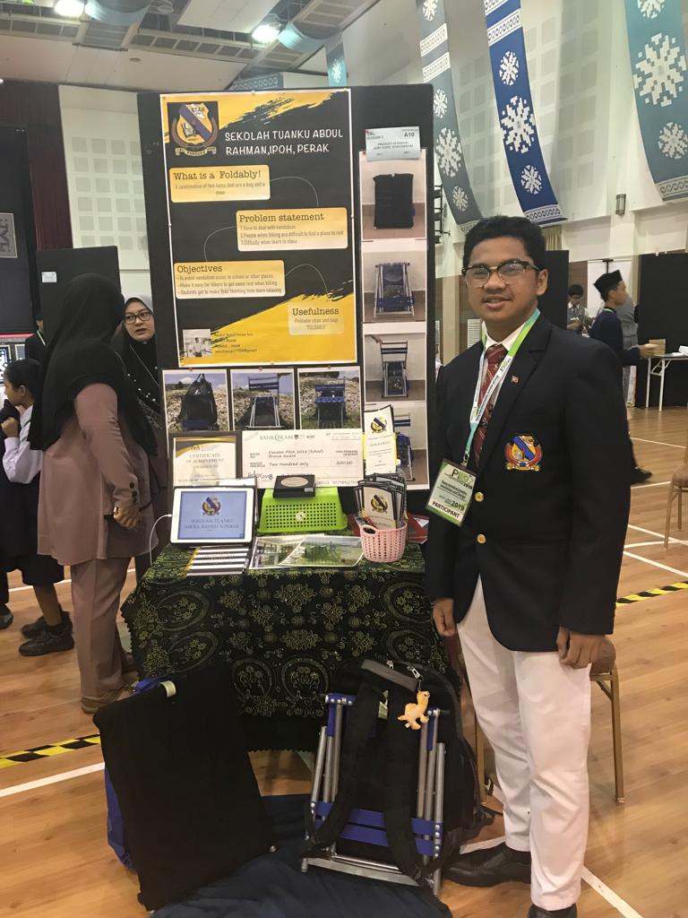 twtstaripoh's tweet photo. Tahniah kepada Abdul Yazid Imran bin Abdul Razak, tingkatan 3 yang telah memenangi Gold Award di Penang International Invention, Innovation and Design (PIID) 2019 yang telah berlangsung pada 27 - 28 Mac 2019 di UiTM Pulau Pinang https://t.co/A0nzMiwLHe