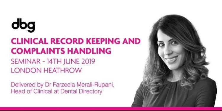 Develop and enhance your professional knowledge, understanding and competence in the fields of clinical record keeping and complaints handling. This course is relevant for the whole dental team. 3.5hours CPD. This course aims to fulfil GDC Development Outcomes: A and D.
