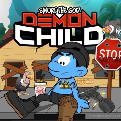 SmurfTheGod's tweet photo. #DEMONCHILD OUT NOW !!! #LinkInBIO https://t.co/y9rJR6R7fH