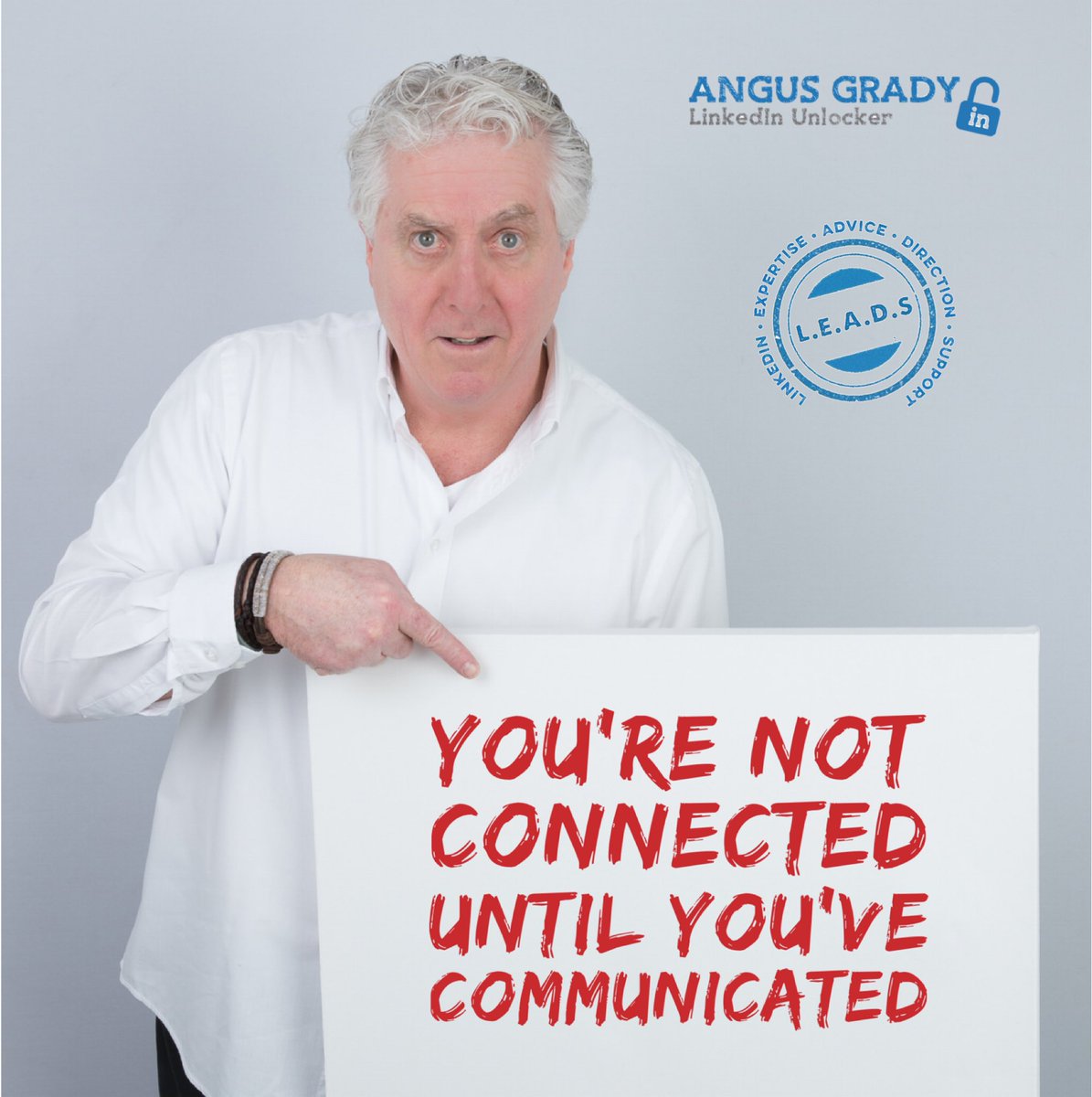 AngusGrady's tweet photo. If you don’t communicate then you’ve not connected..too many are connecting and neglecting on #LinkedIn
Connect, Converse then Convert #socialselling #SocialSolving https://t.co/Ol8pan0Rvx