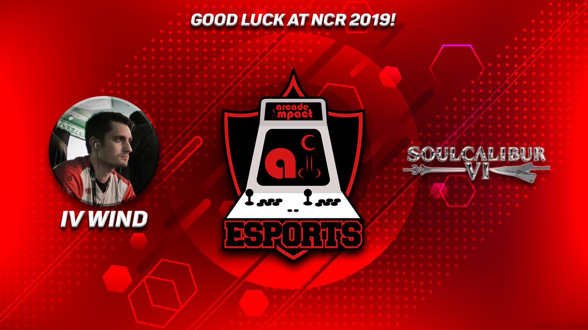 ArcadeImpact's tweet photo. Good luck @IVWIND_SC this weekend at #NCR2019! #ArcadeImpact #SoulCaliburVI https://t.co/k1wQytrMTX