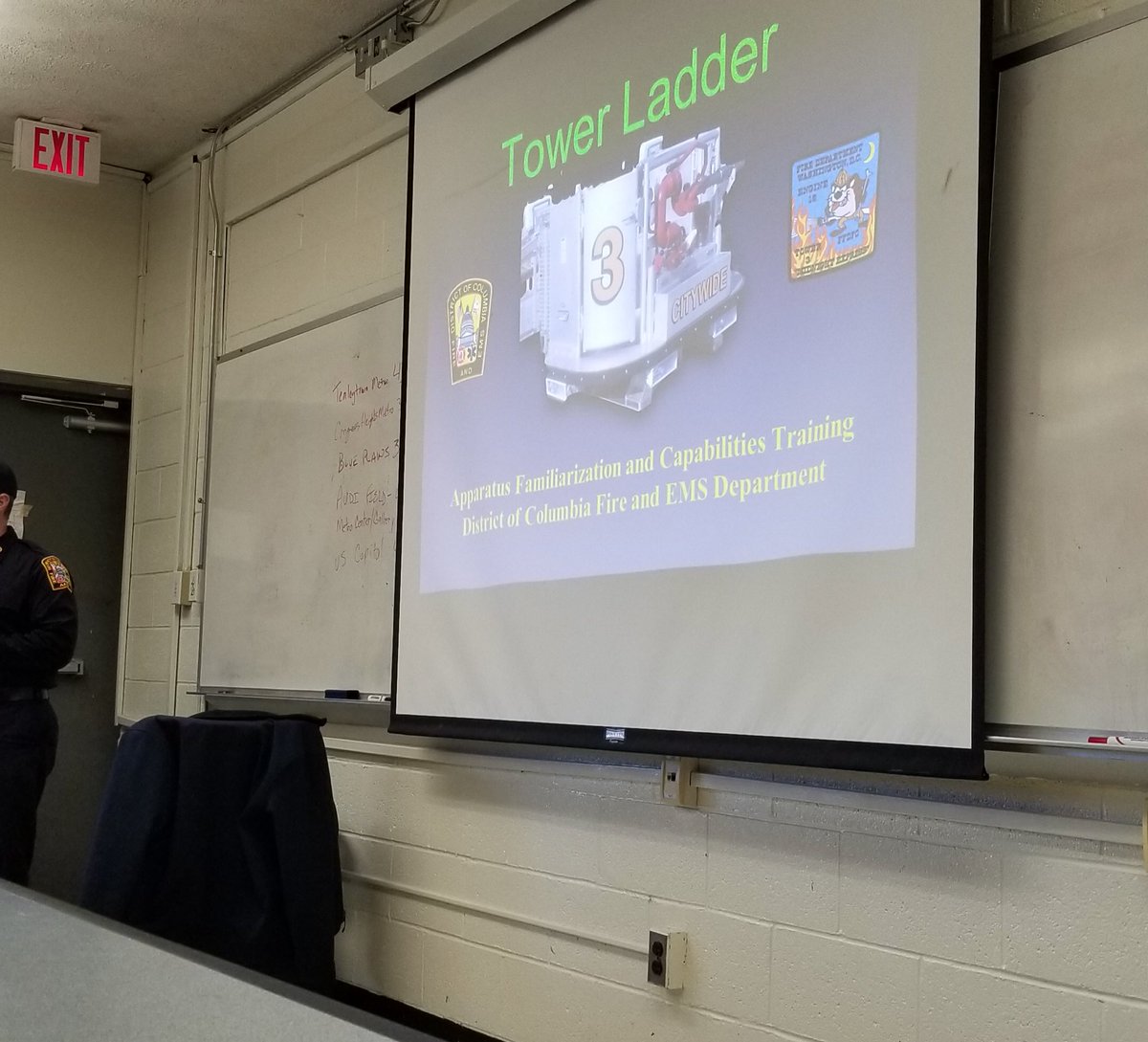 DCFDTower3's tweet image. Over the past four days, @dcfireems Tower Ladder No. 3 (and membes from Engine Co. No. 16) received in-depth classroom and hands-on training. This was provided by the department and Seagrave Mfg. for the new 95’ #Seagrave #Aerialscope #dc #dcfire #dcfd