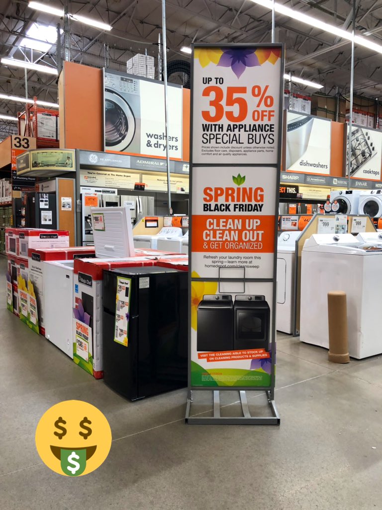 craigp0453's tweet photo. Appliance Spring Black Friday! Letttsss goooo!!! #D287BiggerStrongerFaster #the453 #springblackfriday @cllewallen @rebekahbunn5 @OhThatMcKinnon @DHRM_mjackson @TheMrWhite16 https://t.co/SjZUJp0ncz