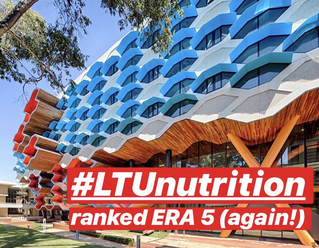 LTUnutrition's tweet image. We’re proud to announce that our discipline maintained our Excellence in Research for Aus (ERA) ranking of 5 for meeting well above world standard in nutrition and dietetic research! 

Well done #LTUnutrition team!

latrobe.edu.au/news/articles/…