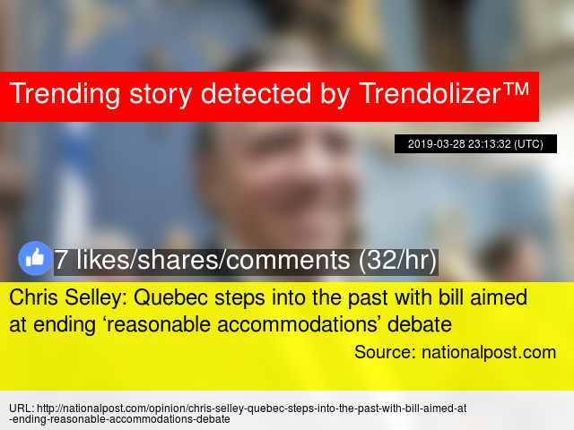 atheistolizer's tweet photo. #ChrisSelley: #Quebec steps into the past with bill aimed at ending ‘reasonable accommodations’ debate https://t.co/T5UouJiK49 https://t.co/r2Z6uY8HYh