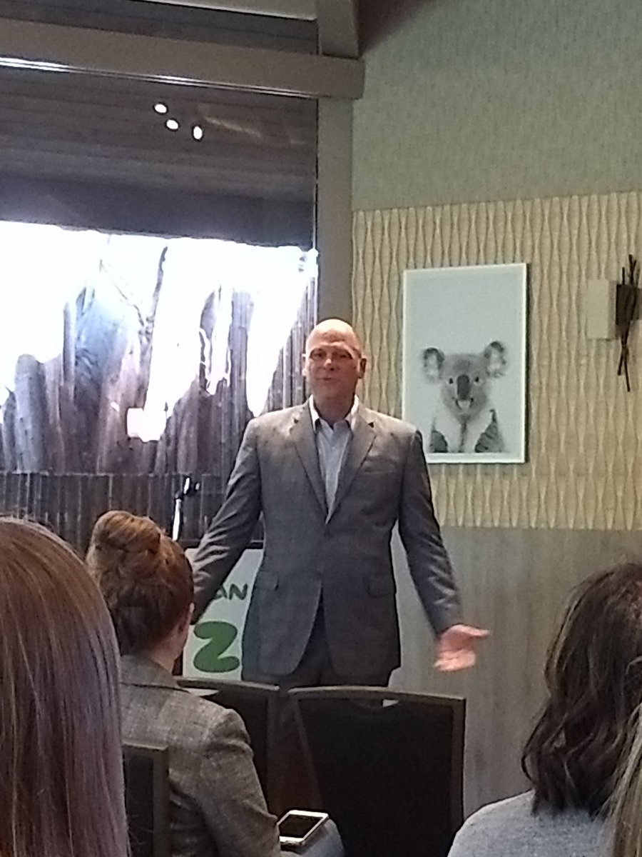 DesieLiz's tweet photo. A #brand belongs to the people who engage with it." -Ted Molder, San Diego Zoo Global CMO @SanDiego_X @AD2SD #ad2sd #whyad2 https://t.co/aHriBkWvlj