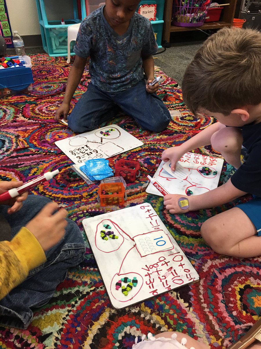 AmyChumbley's tweet photo. Using number bonds to compose numbers to 10! #bweroos #Whywisd #roosmath https://t.co/pE7iIa54Ni