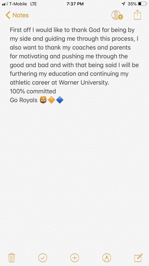 johntae_allen's tweet photo. Committed 🙏🏾 @CoachDJCroley @WARNER_fball https://t.co/saH9sAtb9Y